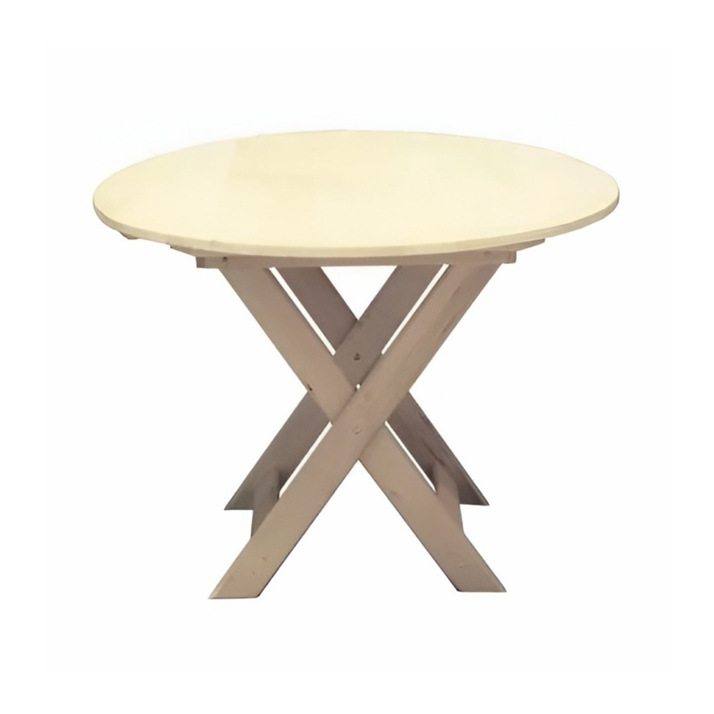 Стол круглый раскладной диаметр 1000 мм, Липа, из натуральной древесины