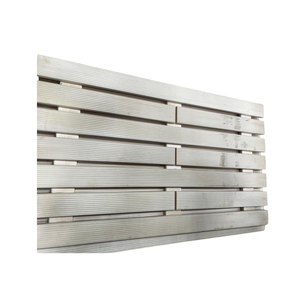 Решетка для пола с рифленой поверхностью, деревянная, цвет натуральный, 600х1000 мм