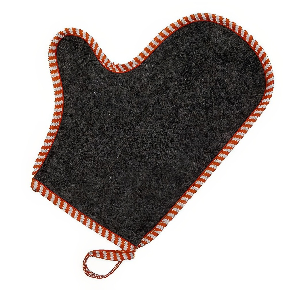 Набор для бани и сауны 212F Банщик Н-13, войлок серый, шапка, коврик, рукавица, тапки