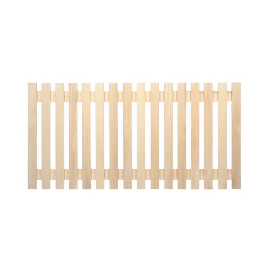 Решетка на пол, дерево Липа, для бани и сауны, бежевая, 500х1100 мм