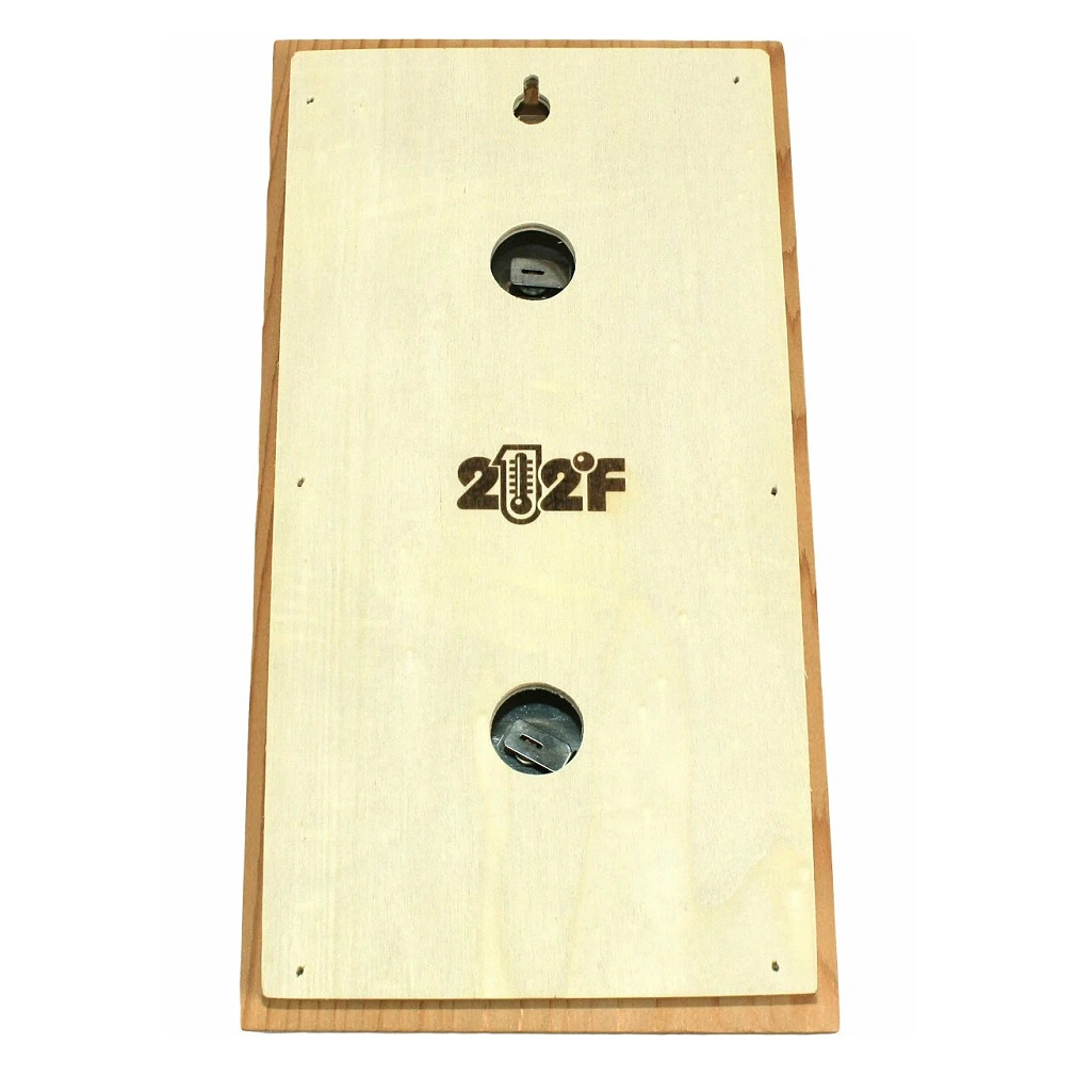 Станция банная 212F TH-31R SQUARE термогигрометр, канадский кедр, светло-коричневый