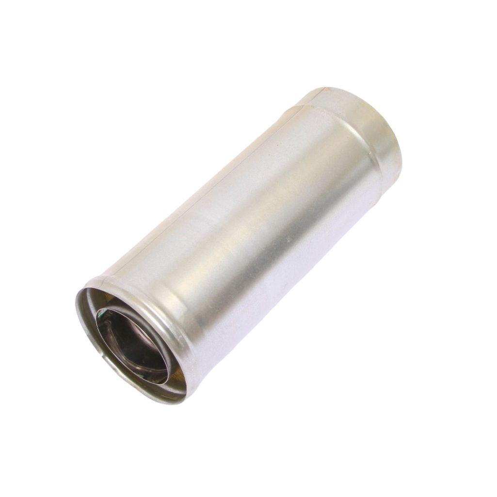 Труба для дымохода Дымоходофф ВН.С.150/230.55.К.ОО, 150х230 мм, оцинкованная сталь 0.5 мм, сэндвич-конструкция, 0.25 м