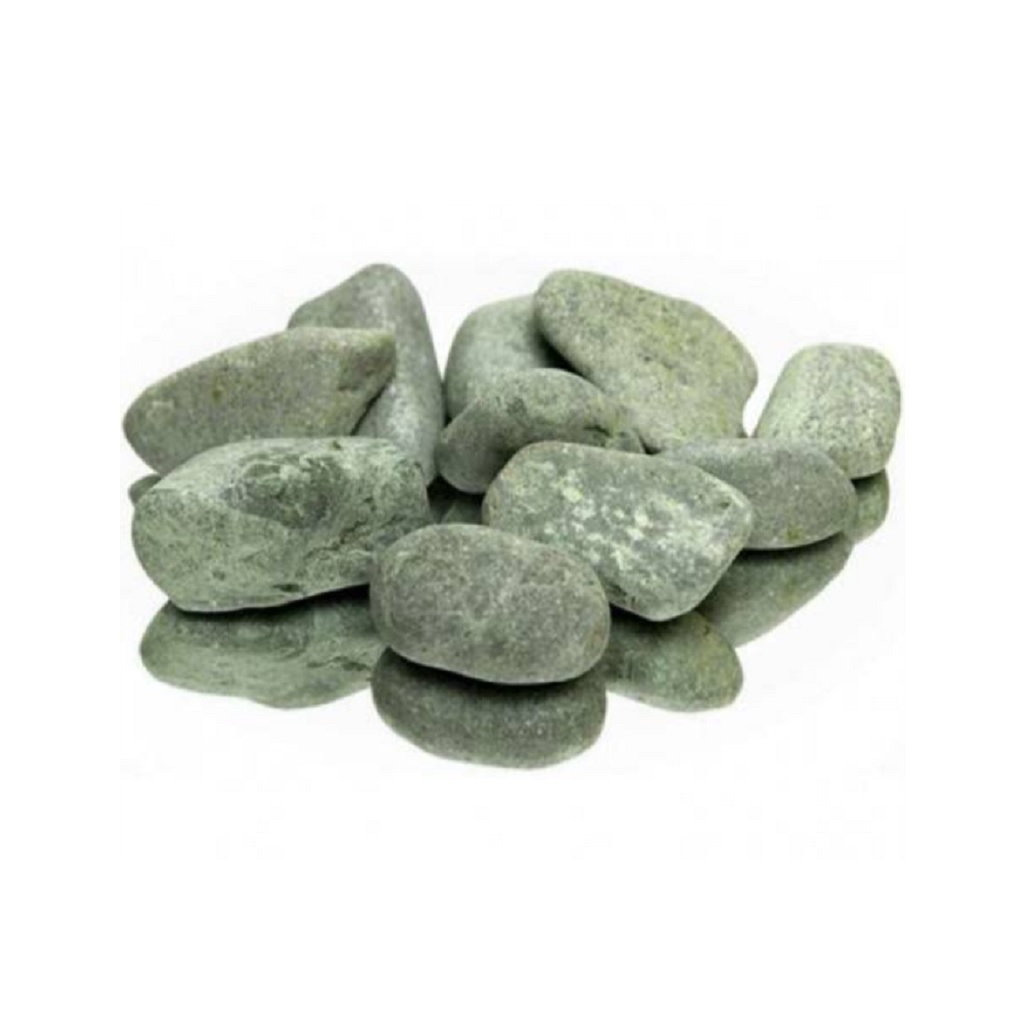 Камень Родингит для создания тепла в бане, обвалованный, ведро 20 кг