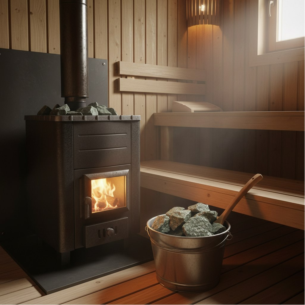 Камень Жадеит для создания тепла в бане, колотый, средний, ведро 10 кг