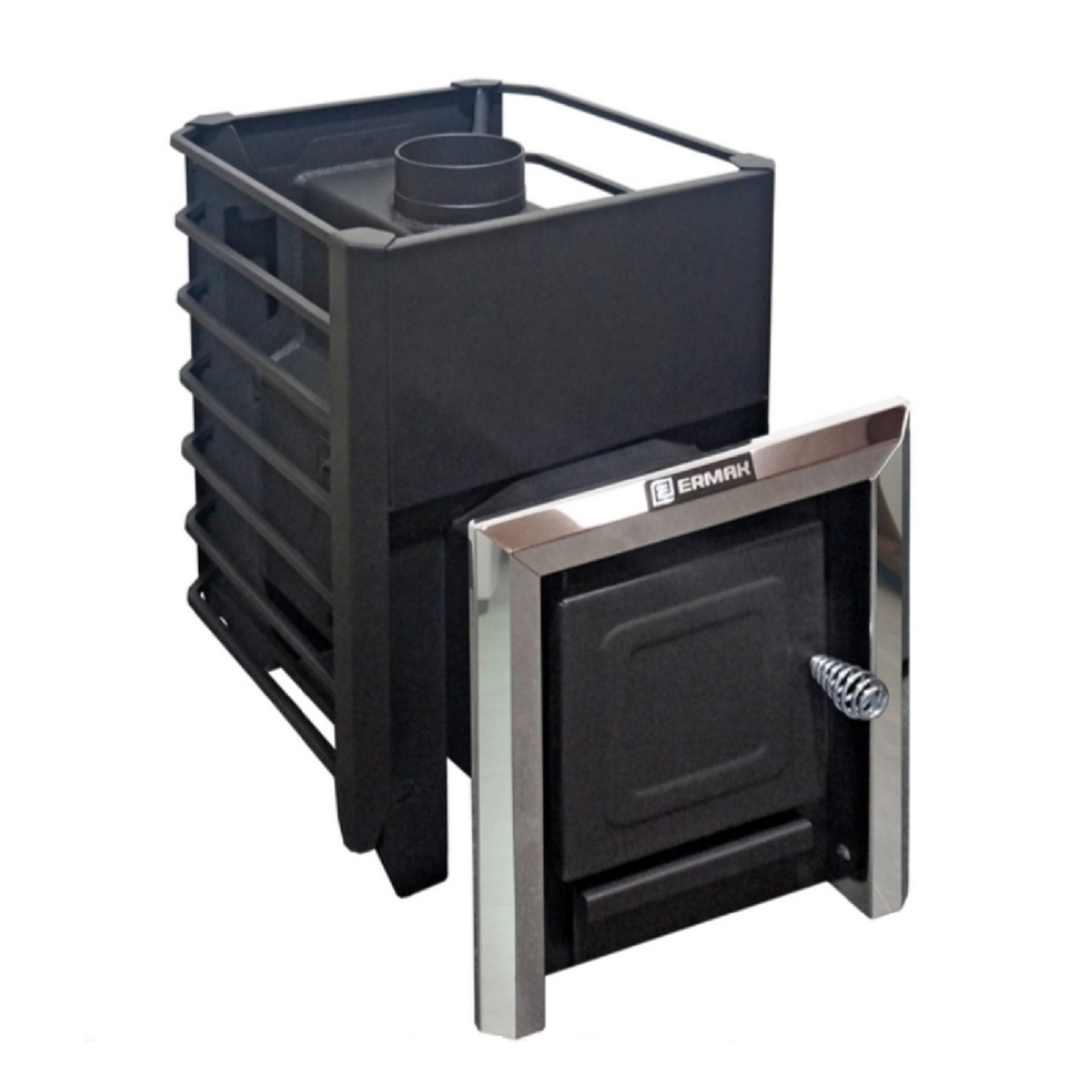 Печь для бани Ермак 12 сетка-классик, 12 кВт, d 115 мм, до 12 куб. м