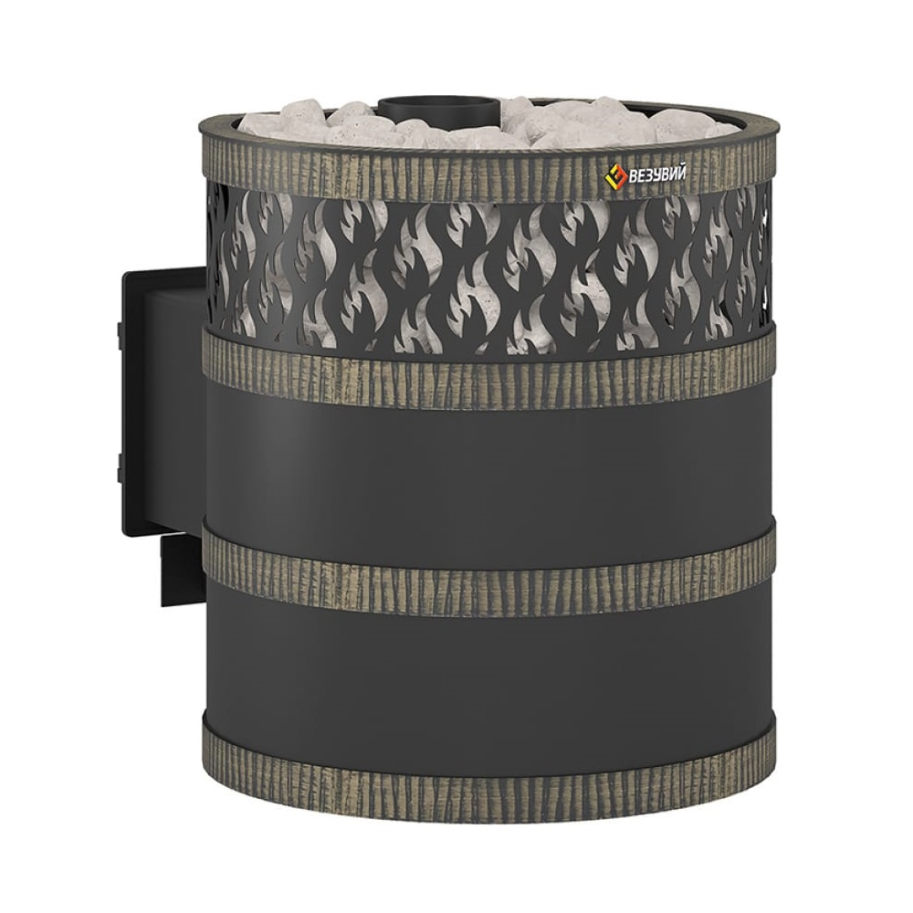 Печь Везувий Лава 16 дверка ДТ-3С, 18 кВт, d115 мм, до 18 куб.м