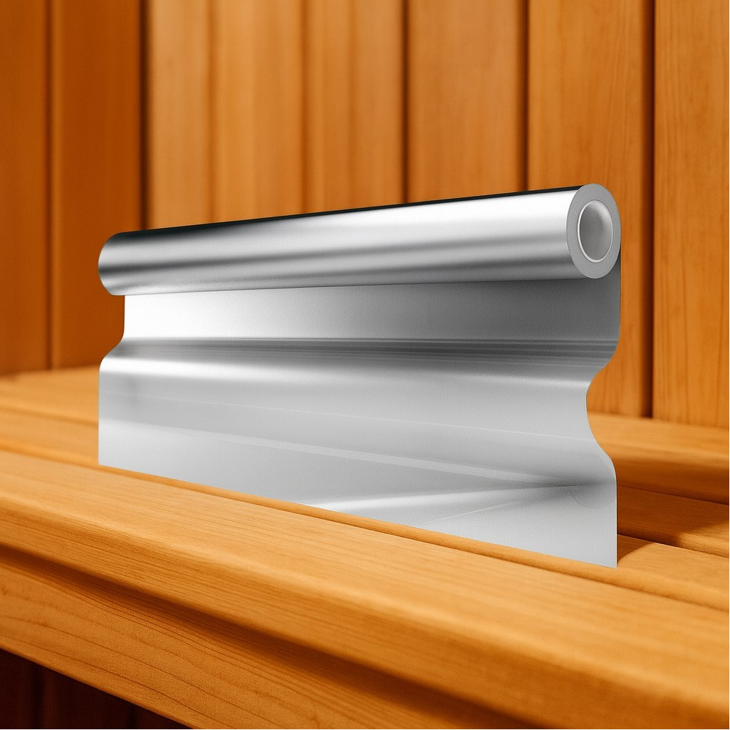 Фольга для бани и сауны, алюминиевая, серебристый, 100 мкм, 6 кв.м