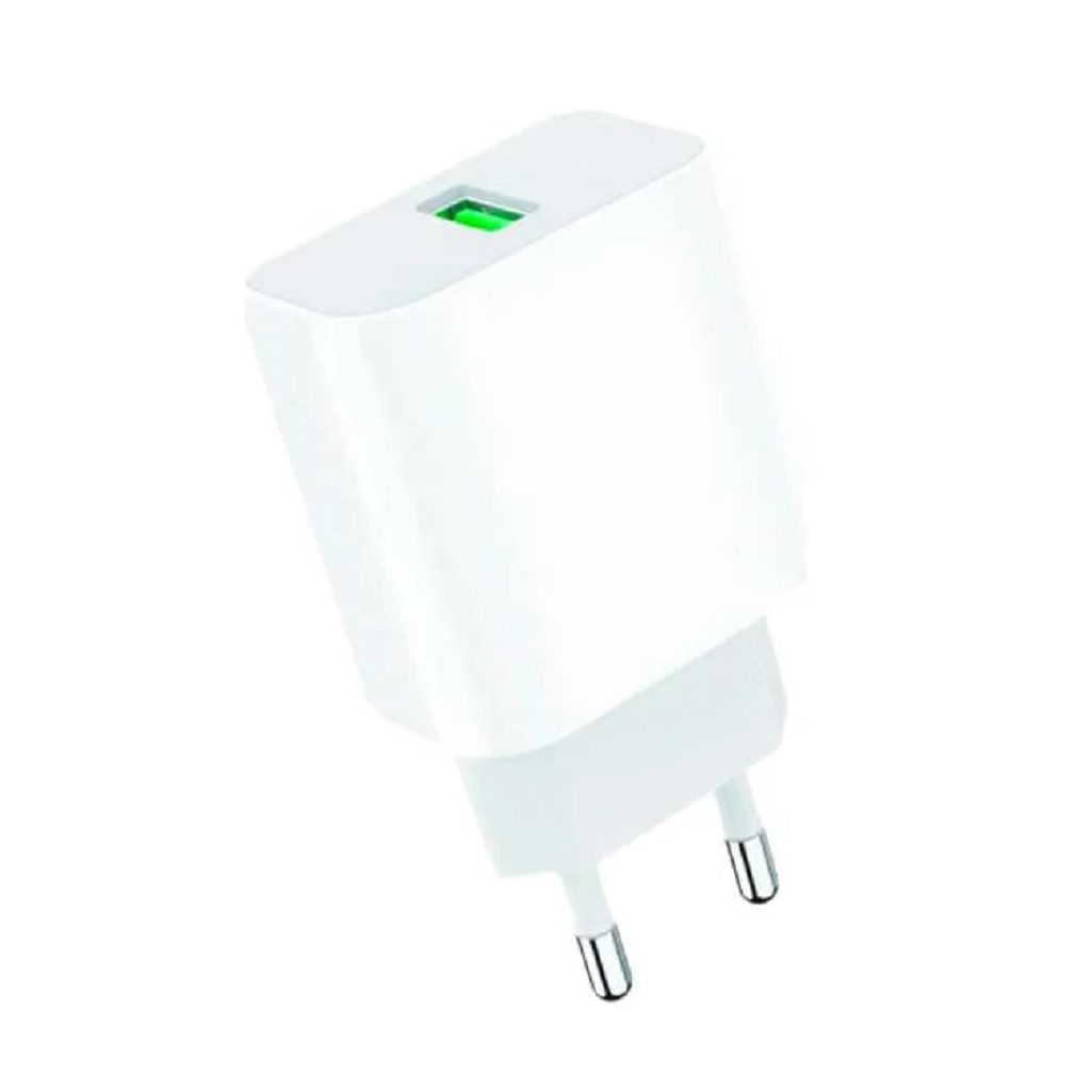 Устройство зарядное GoPower GPQC07, сетевое, 1USB 18 Вт, QC3.0, белое