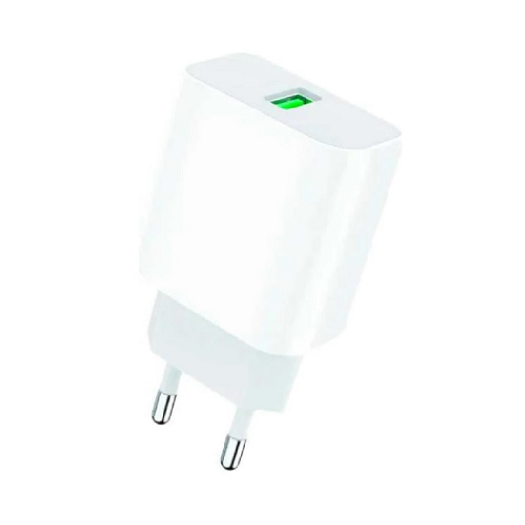 Устройство зарядное GoPower GPQC07, сетевое, 1USB 18 Вт, QC3.0, белое