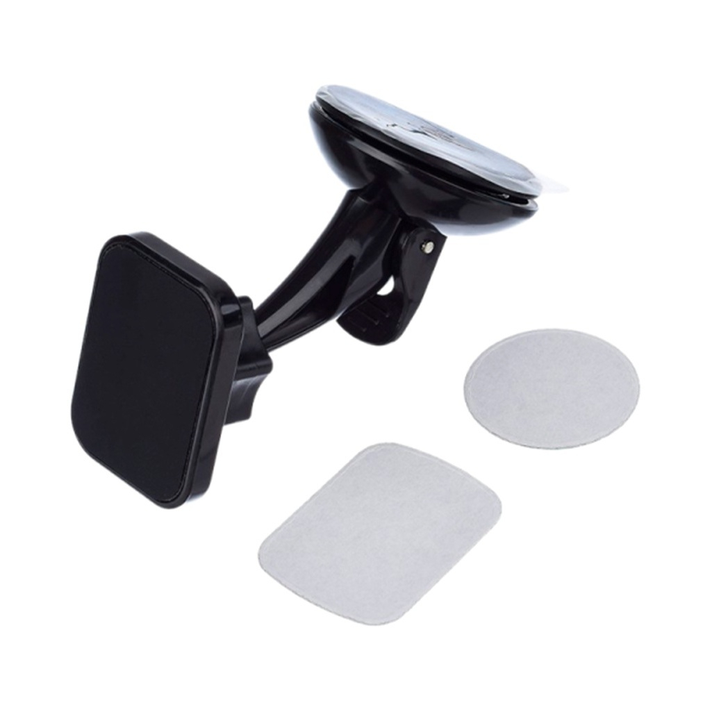 Держатель автомобильный GoPower GPA06, магнит на присоске, черный