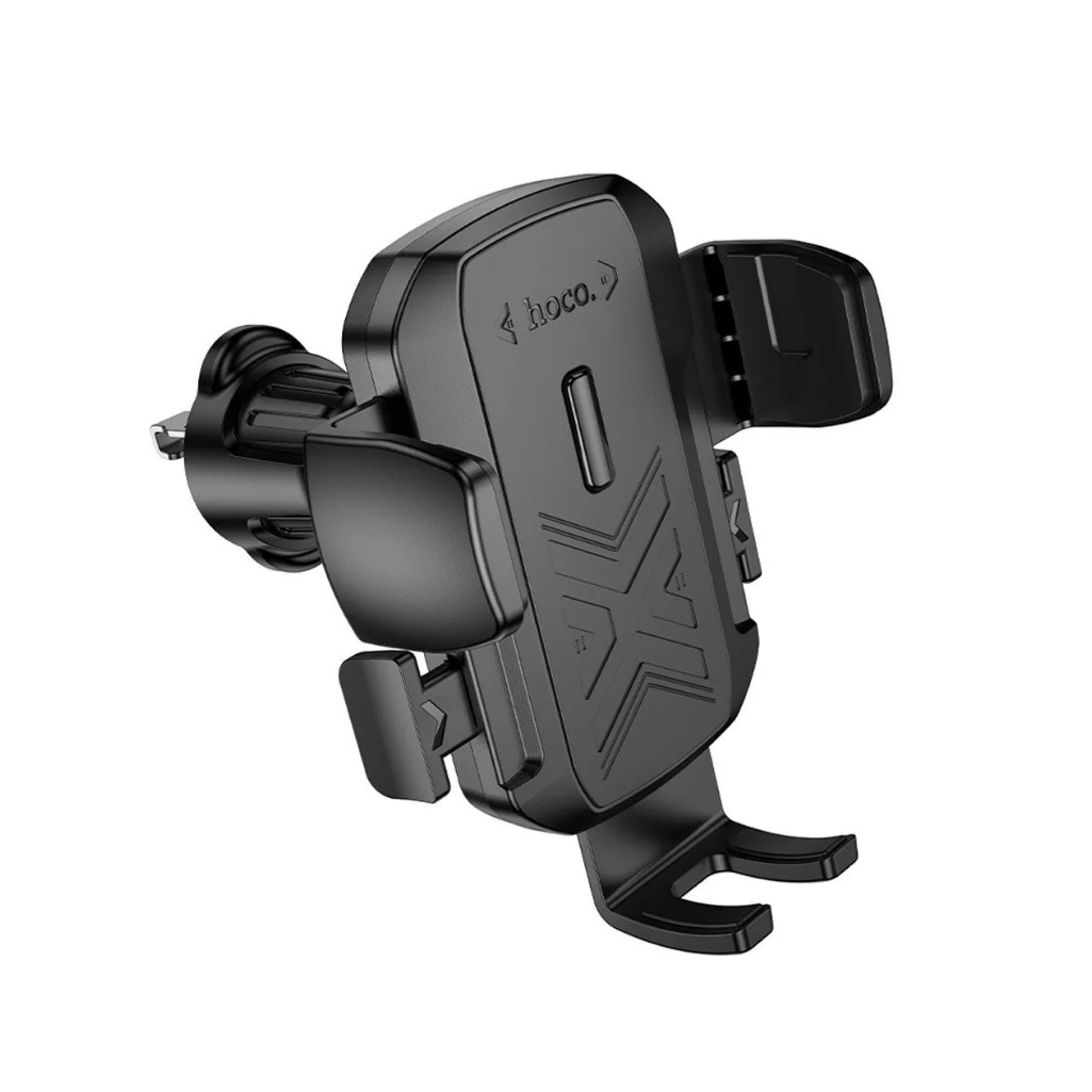 Держатель для телефона автомобильный Hoco H64, на решетку вентиляции, с полуавтоматическим захватом, черный