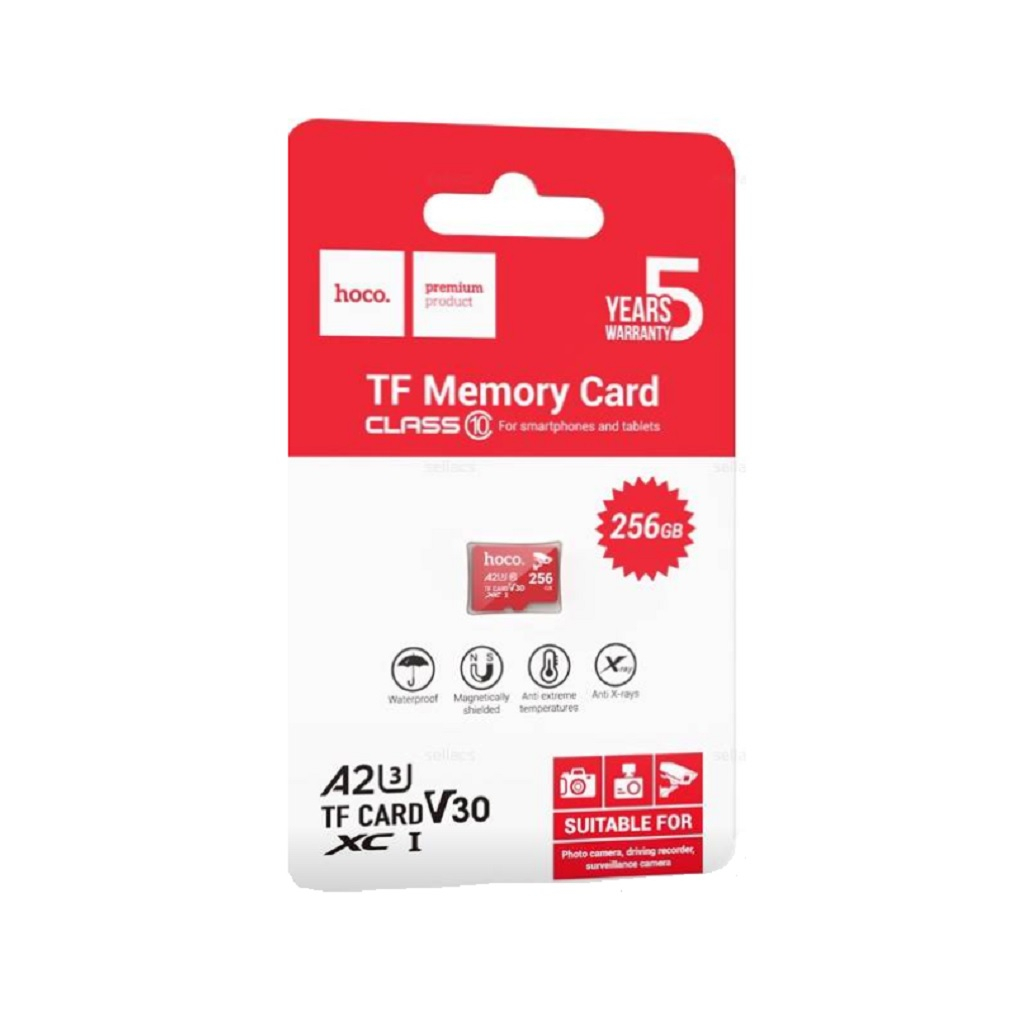 Флеш-карта micro Hoco accessory TF Memory Card, A2256G А2, 256 GB