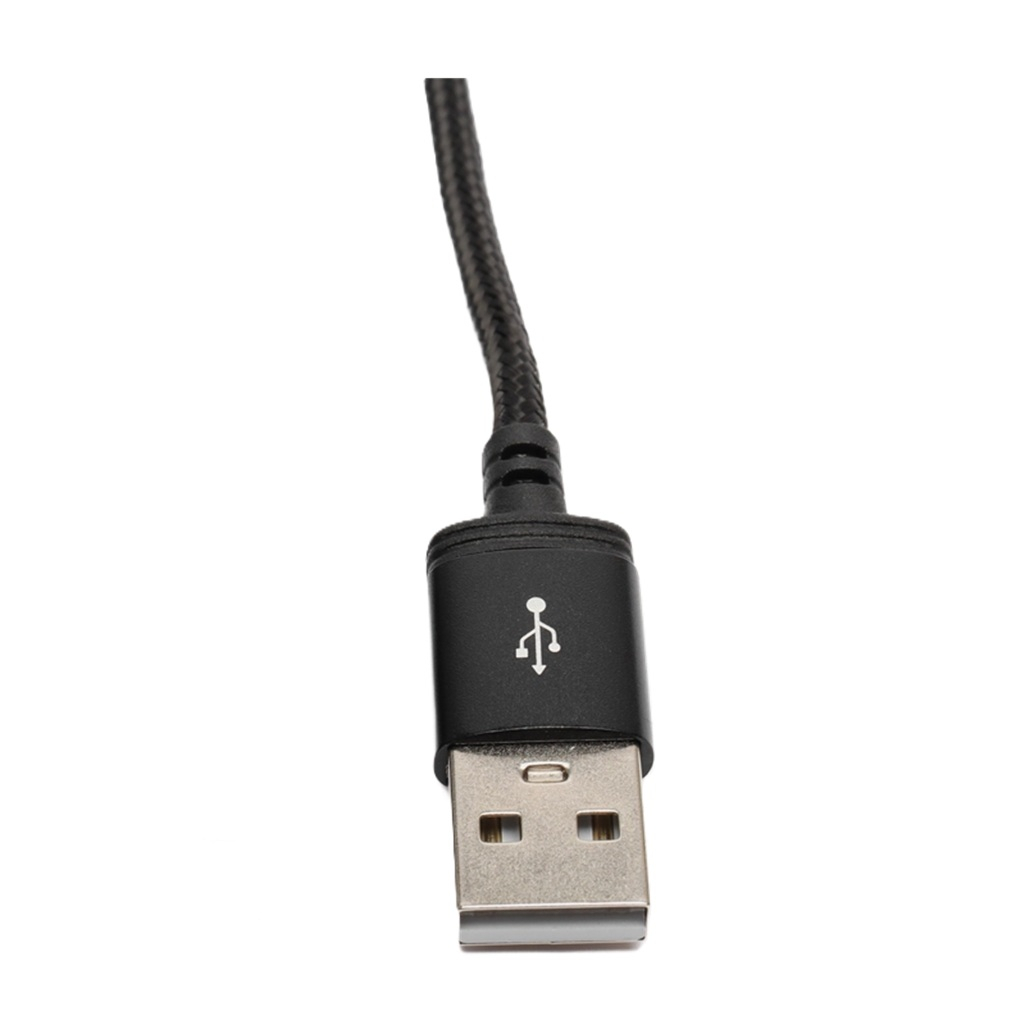 Кабель Hoco X89, Lightning - USB, 2.4 А, нейлоновая оплетка, цвет черный, 1 м