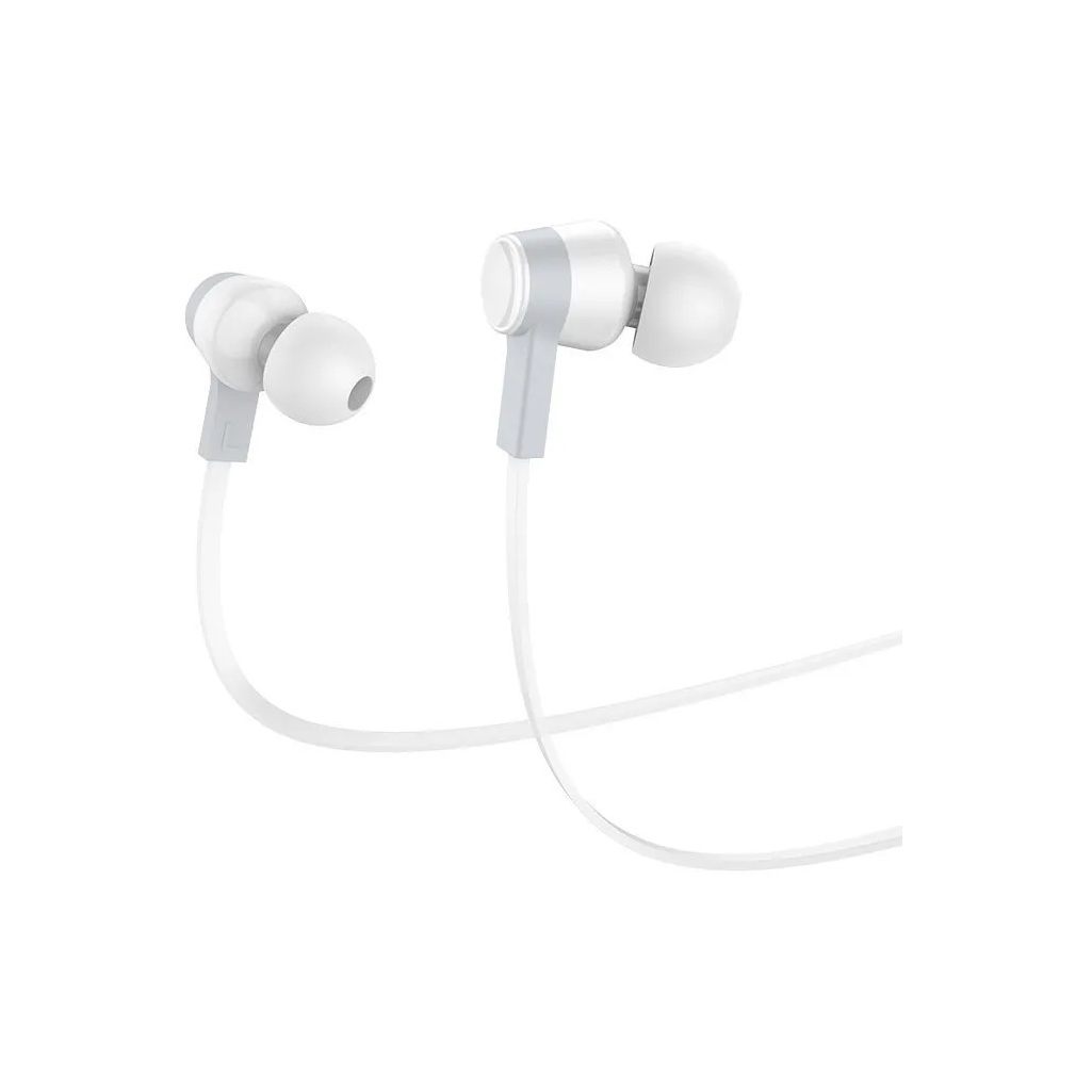 Наушники внутриканальные Hoco М86 Ocean, Type-C 1.2 м, белые