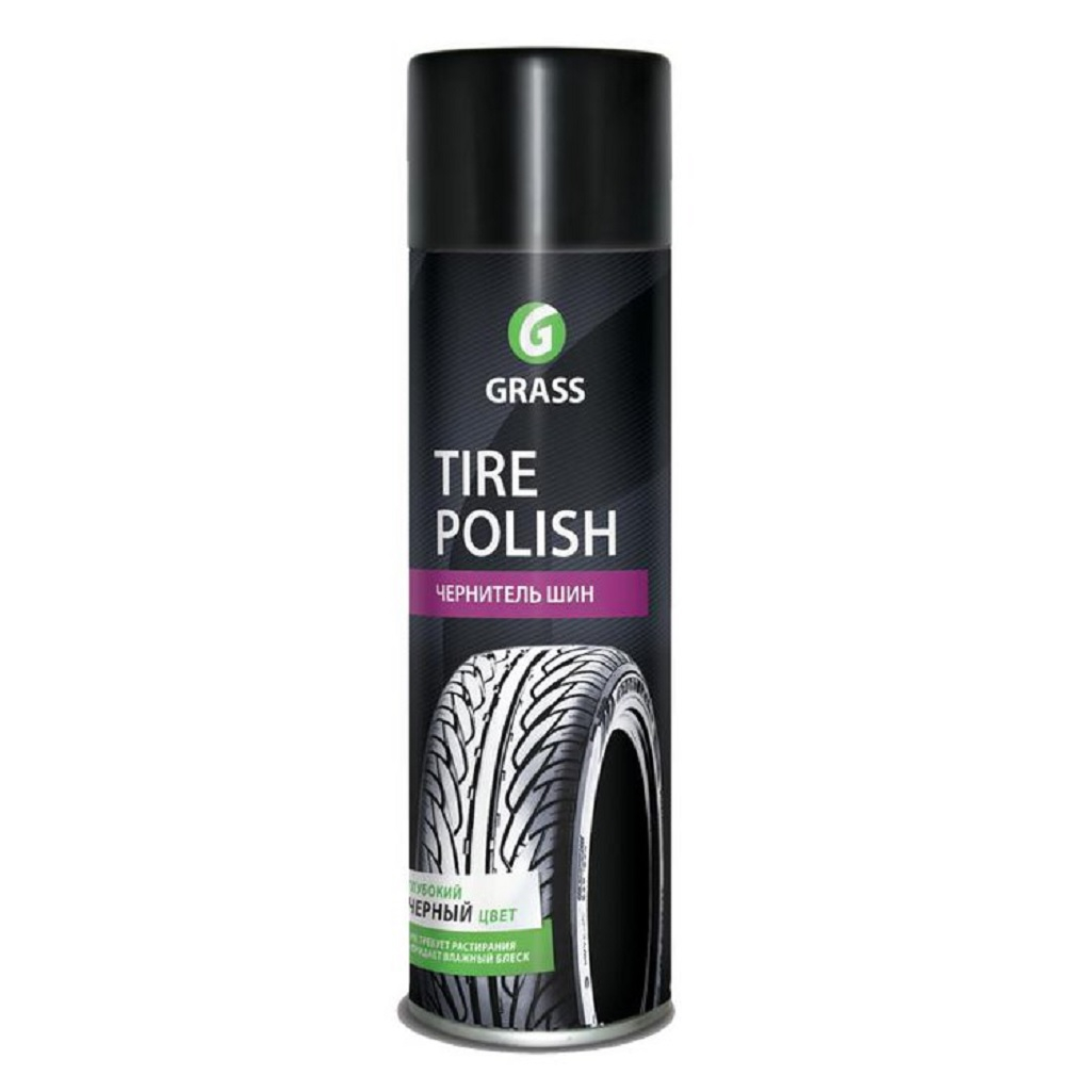 Чернитель шин аэрозоль GRASS Tire Polish  650 мл