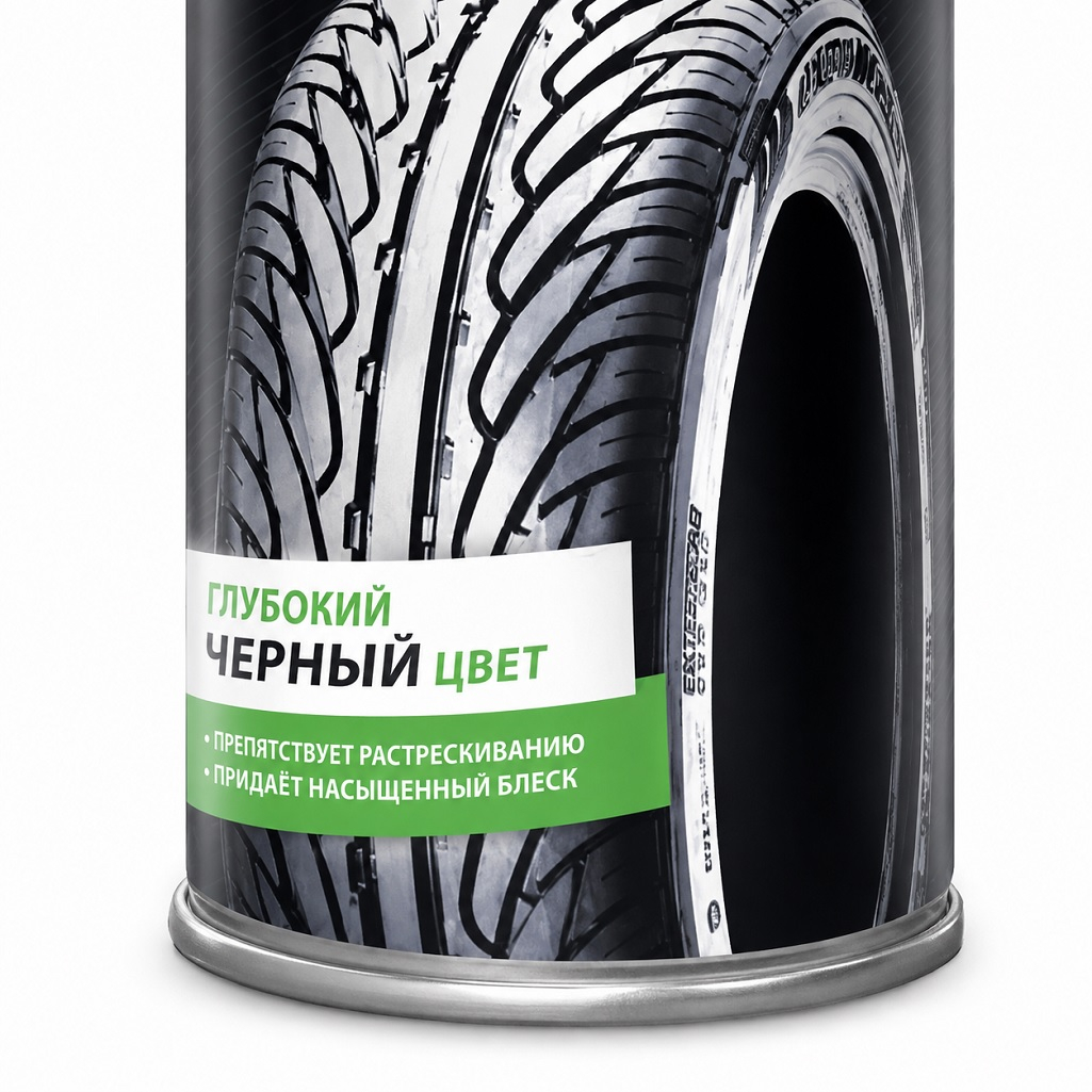 Чернитель шин аэрозоль GRASS Tire Polish  650 мл