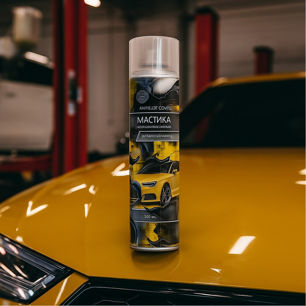 Мастика битумная Agat-Avto FD0101, антикоррозийная, аэрозоль, 400 мл