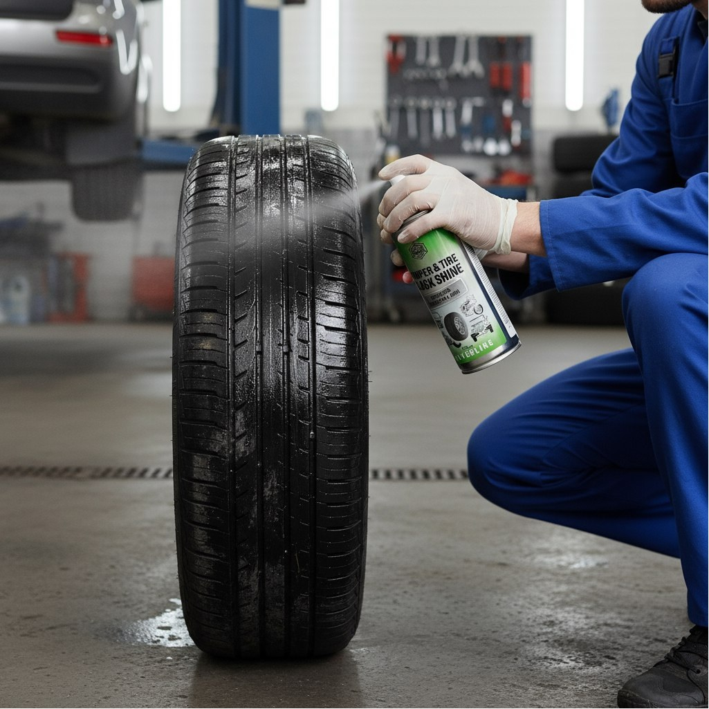 Чернитель резины и пластика Agat Avto SL0411, аэрозоль, для шин и бамперов, 520 мл