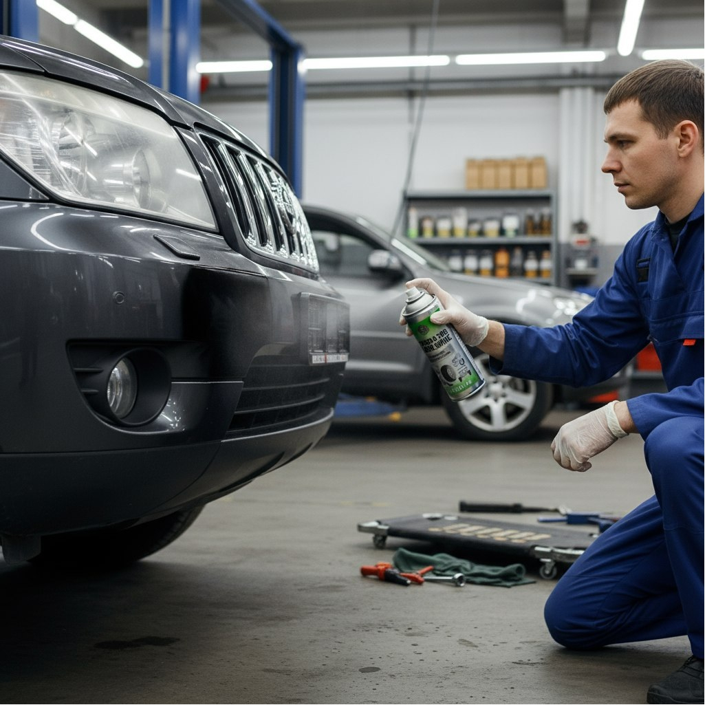 Чернитель резины и пластика Agat Avto SL0411, аэрозоль, для шин и бамперов, 520 мл