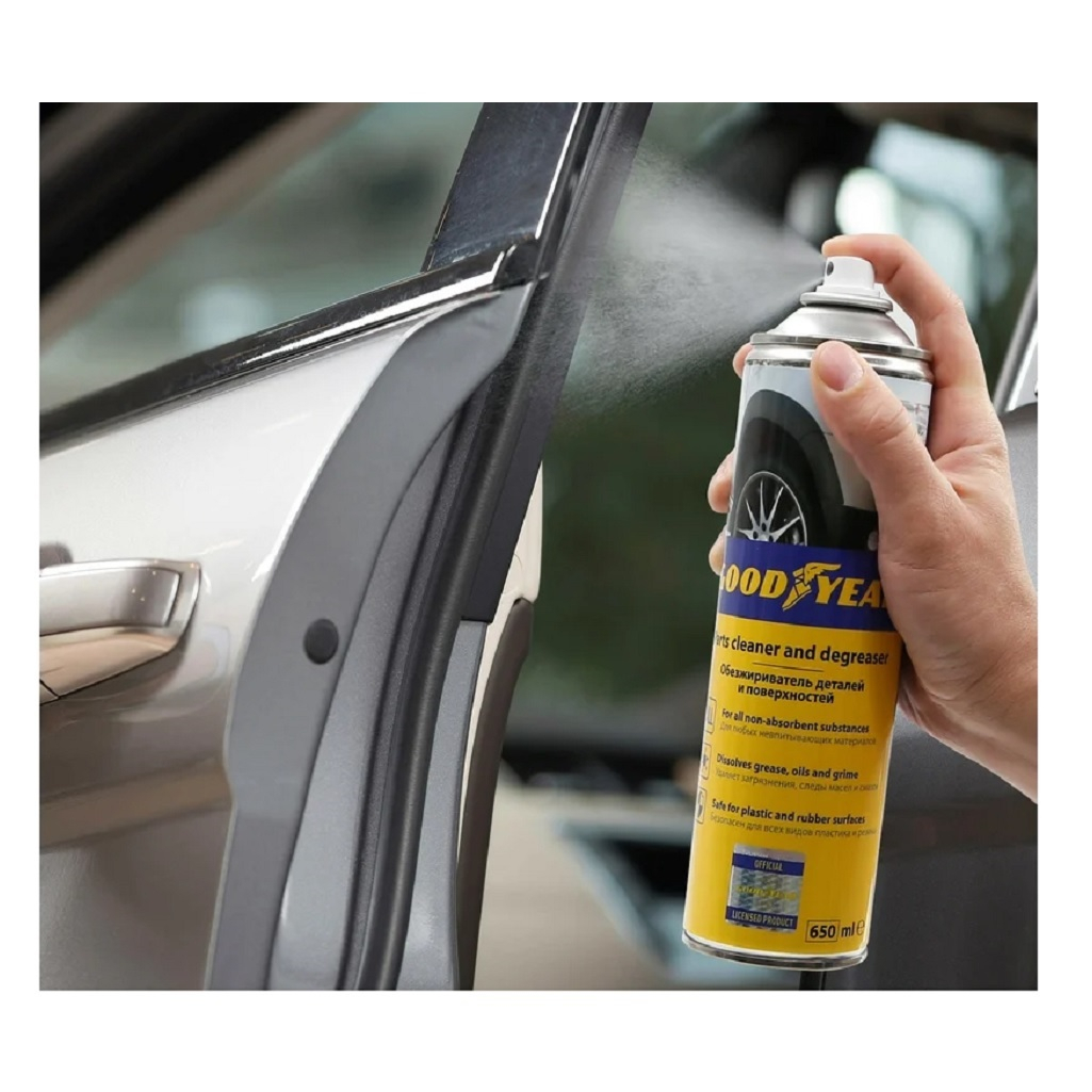 Обезжириватель Goodyear GY000717 для деталей и поверхностей, аэрозоль, 650 мл