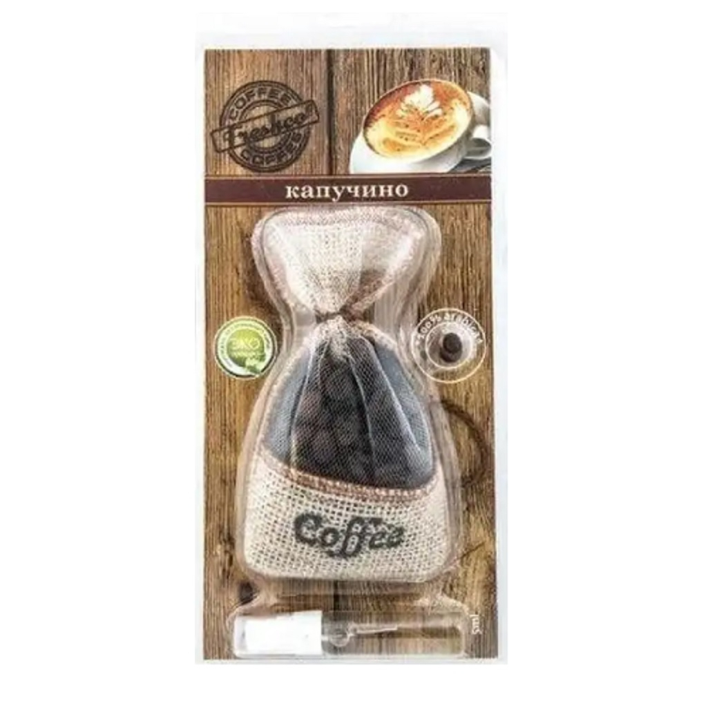 Ароматизатор в мешочке Freshсo Coffee капучино CF-01, подвесной