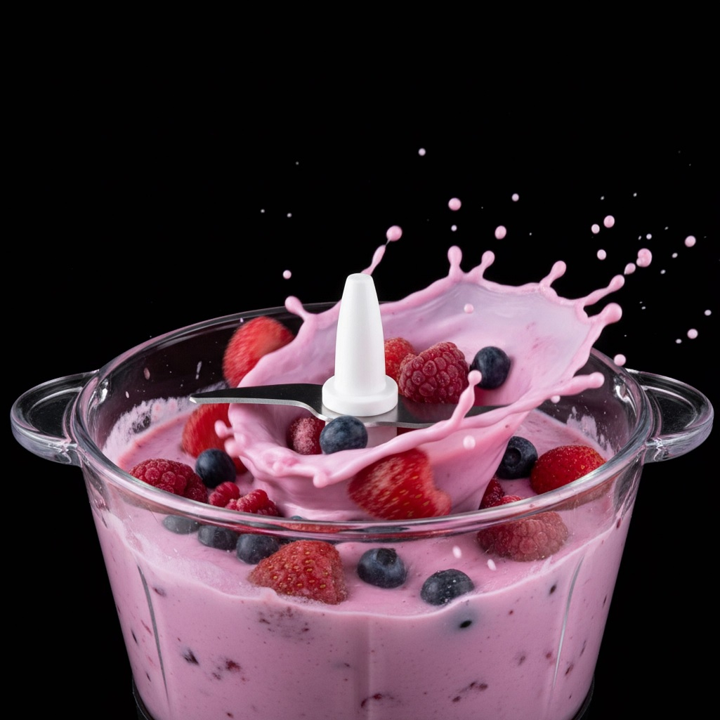 Измельчитель Brayer BR1409 800 Вт, стеклянная чаша 2 л, LED дисплей, 4 лезвия из нержавеющей стали