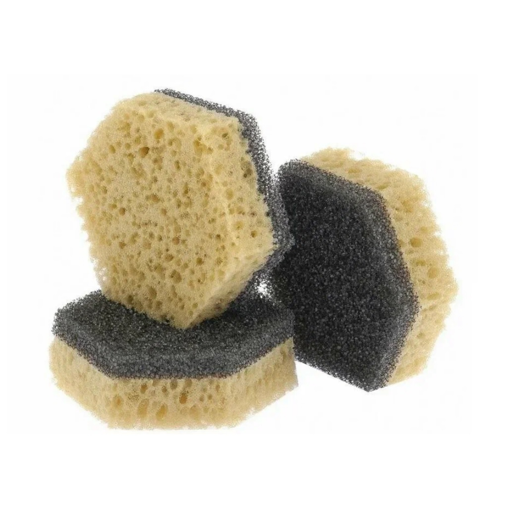 Губки для посуды Дагмар Кухоньчик Стандарт, 85 мм, вакуумная упаковка, 3 штуки