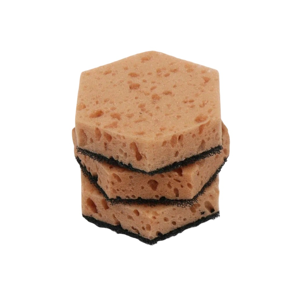 Губки для посуды Дагмар Кухоньчик Стандарт, 85 мм, вакуумная упаковка, 3 штуки