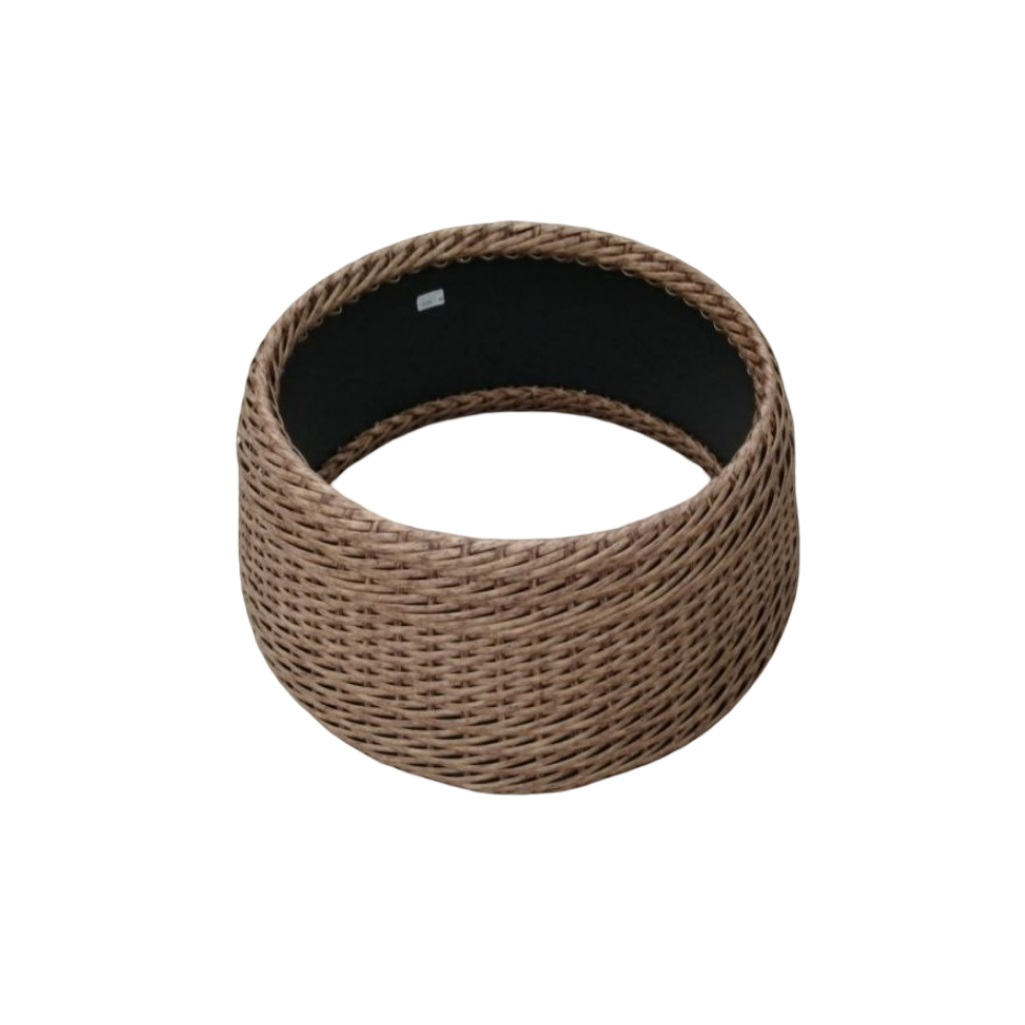 Корзина декоративная под Елку из искусственного ротанга, диаметр 485 мм, высота 297 мм