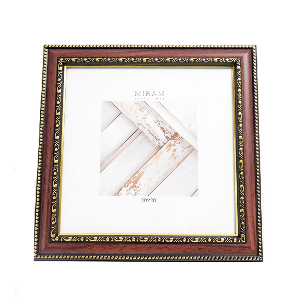 Фоторамка Miram 7786762 20х20 см, пластик, пластиковый экран, венге