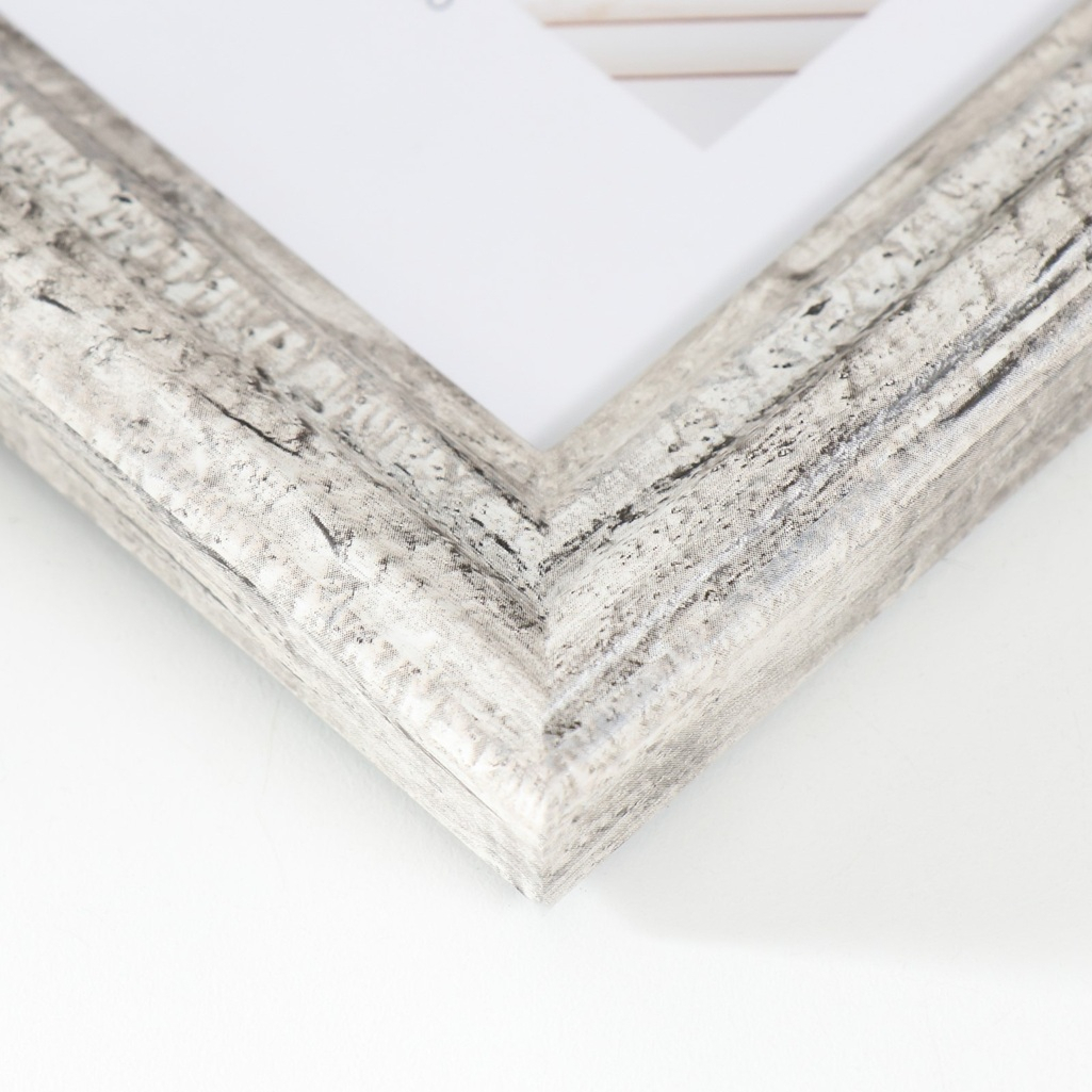 Фоторамка Miram 642653-4 10х15 см, пластик, пластиковый экран, серый