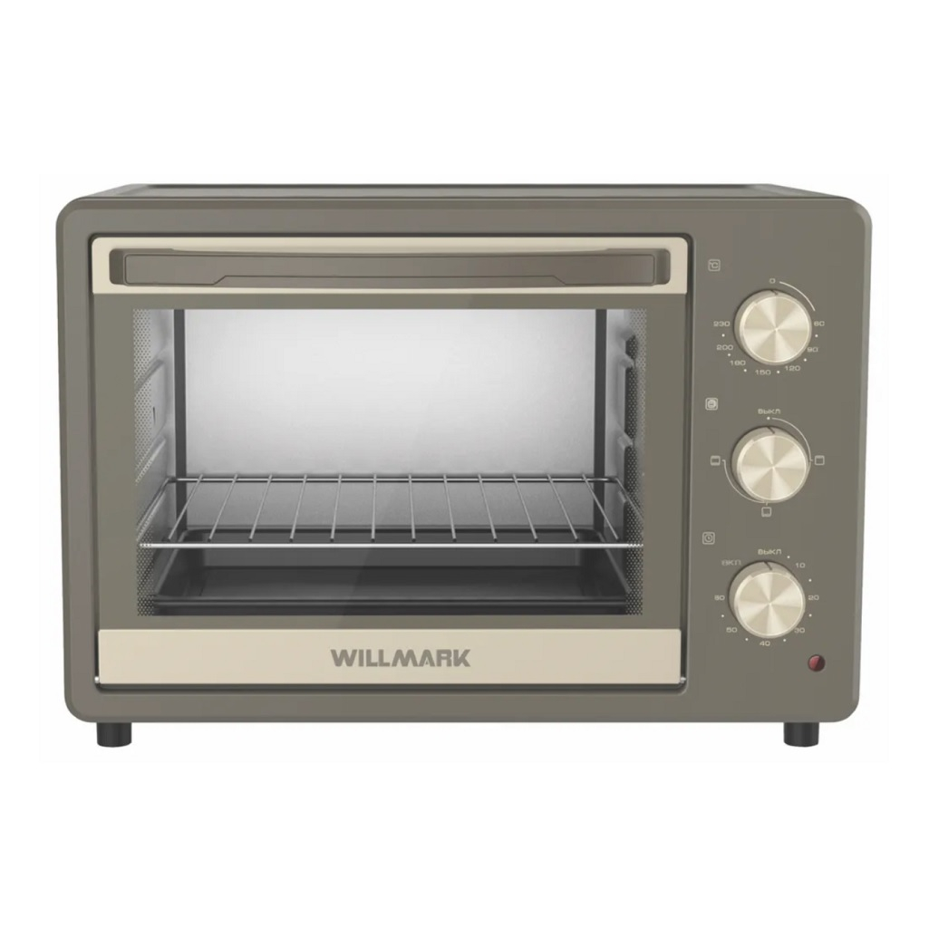 Мини-печь Willmark WO-301GB, 1001663, цвет бежевый, серый, объем 30 л, 1.6 кВт