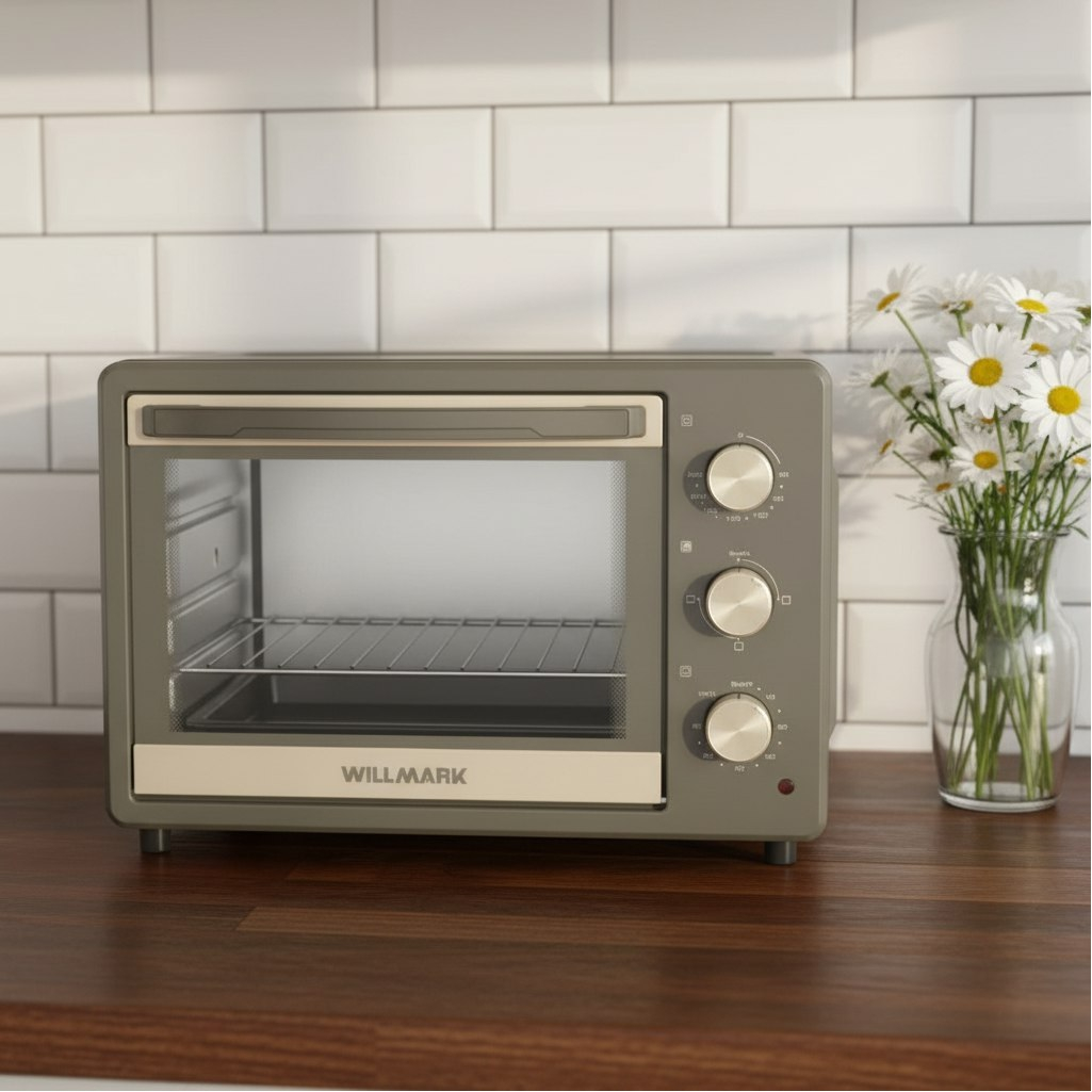 Мини-печь Willmark WO-301GB, 1001663, цвет бежевый, серый, объем 30 л, 1.6 кВт