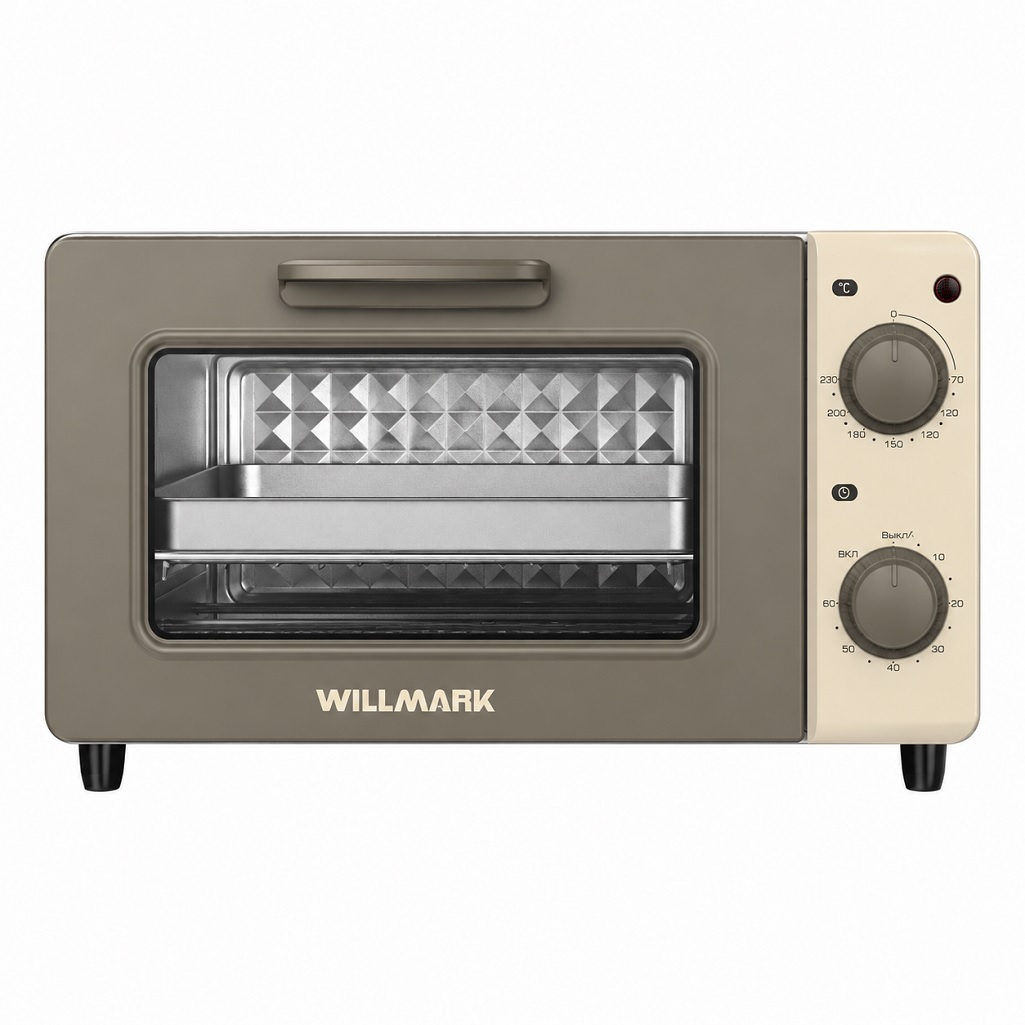 Мини-печь Willmark WO-181GB, 1001662, цвет бежевый, объем 18 л, 1.4 кВт