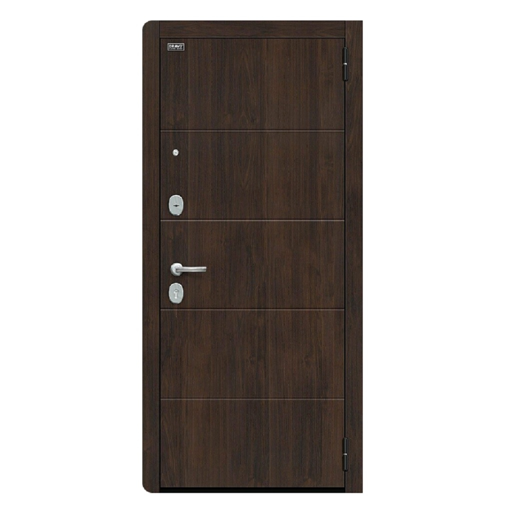 Дверь металлическая Bravo R3 Almon, Wenge Veralinga, лунный камень 205х86 R 033-1789