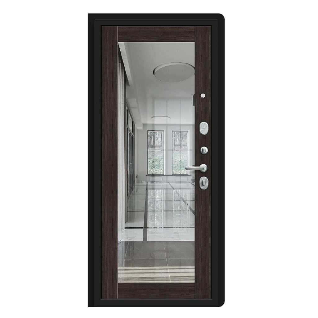 Дверь металлическая Bravo R3 Almon, Wenge Veralinga, лунный камень 205х86 R 033-1789