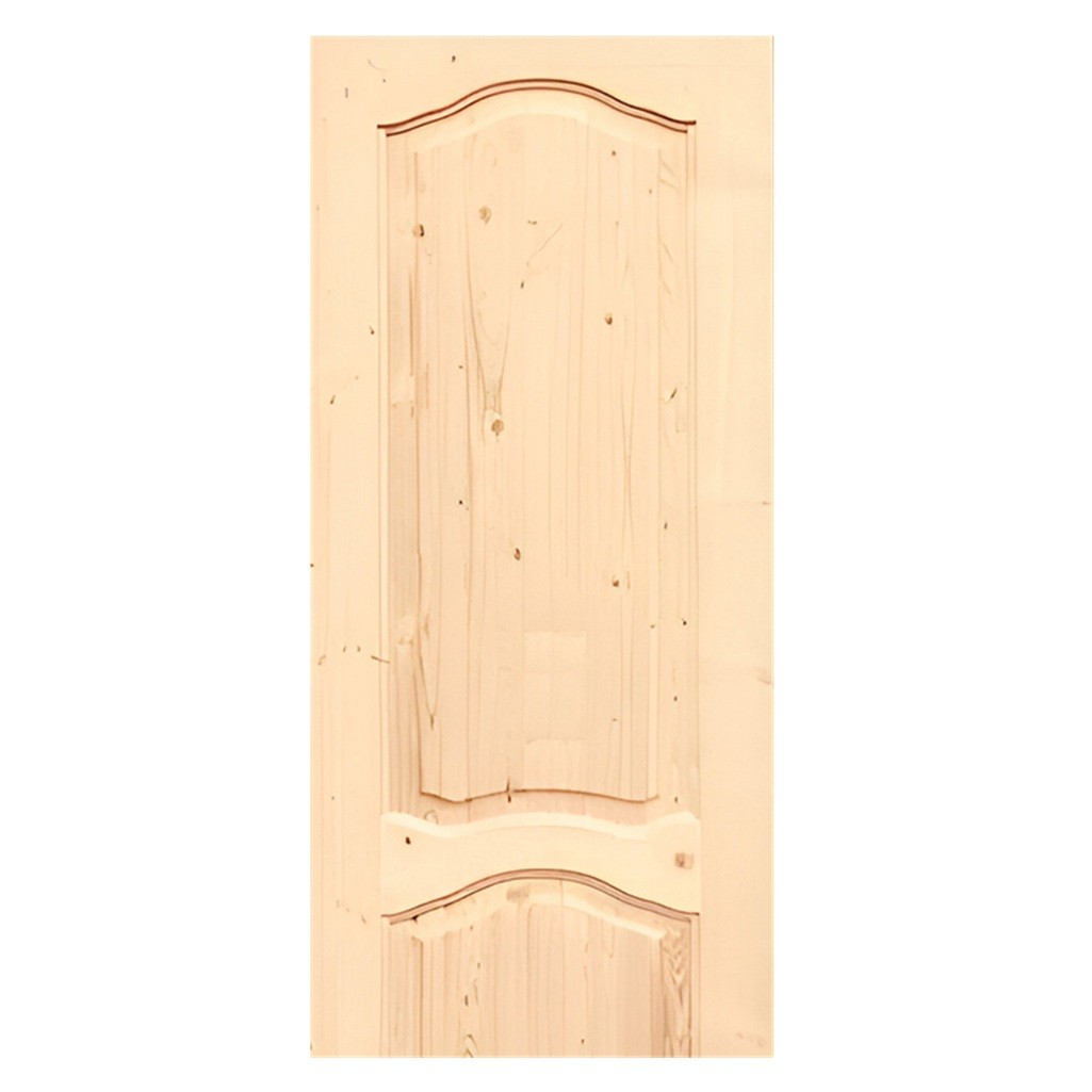 Дверь межкомнатная Каролина 2ф ДГ-80 из массива сосны, филенчатая, глухая, 800х2000 мм