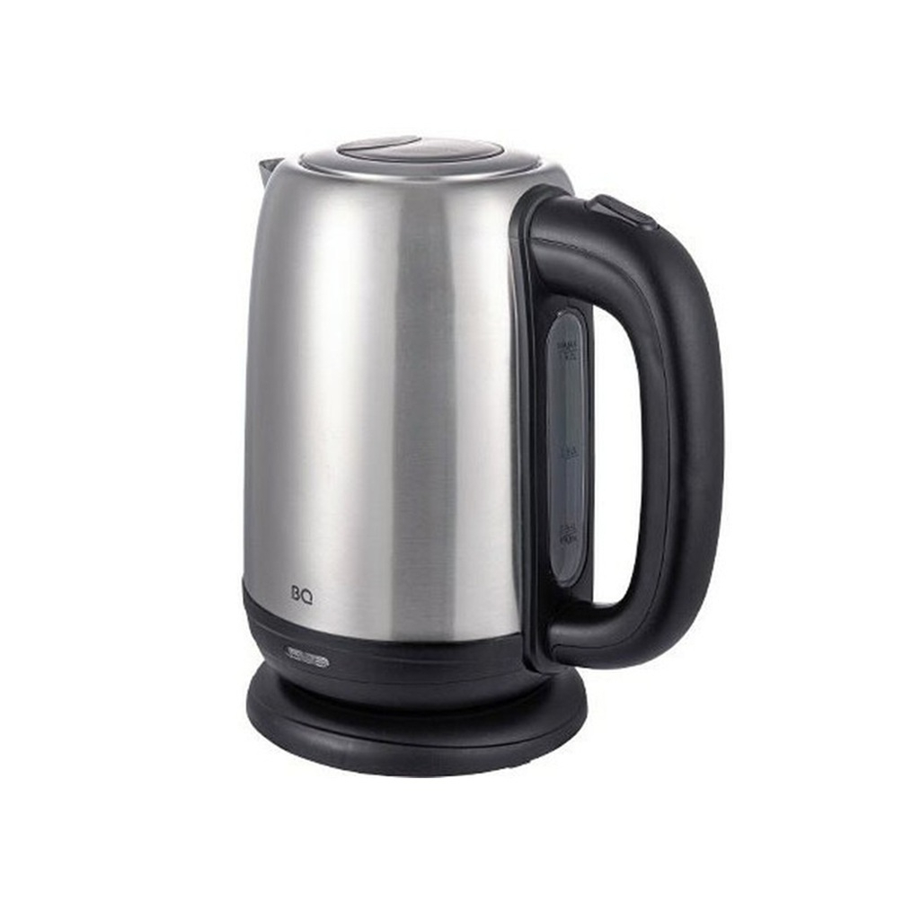 Чайник электрический BQ KT1821S 1.7 л, нержавеющая сталь, 2.2 кВт, серебристый с черным