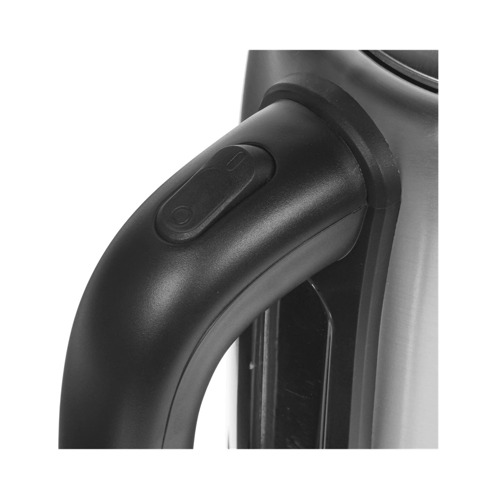 Чайник электрический BQ KT1821S 1.7 л, нержавеющая сталь, 2.2 кВт, серебристый с черным