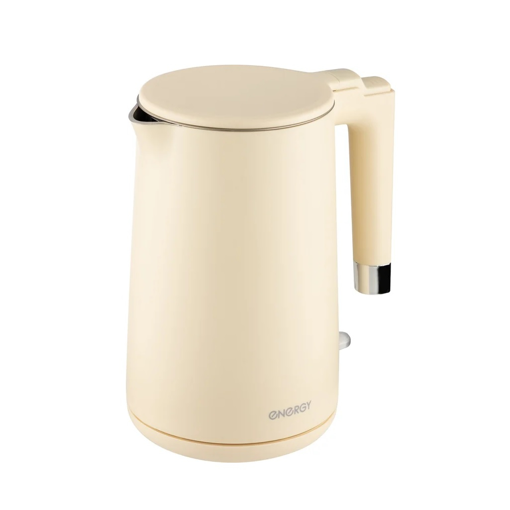 Чайник электрический Energy E-215, 278270, 1.7 л, 1.8 кВт, бежевый