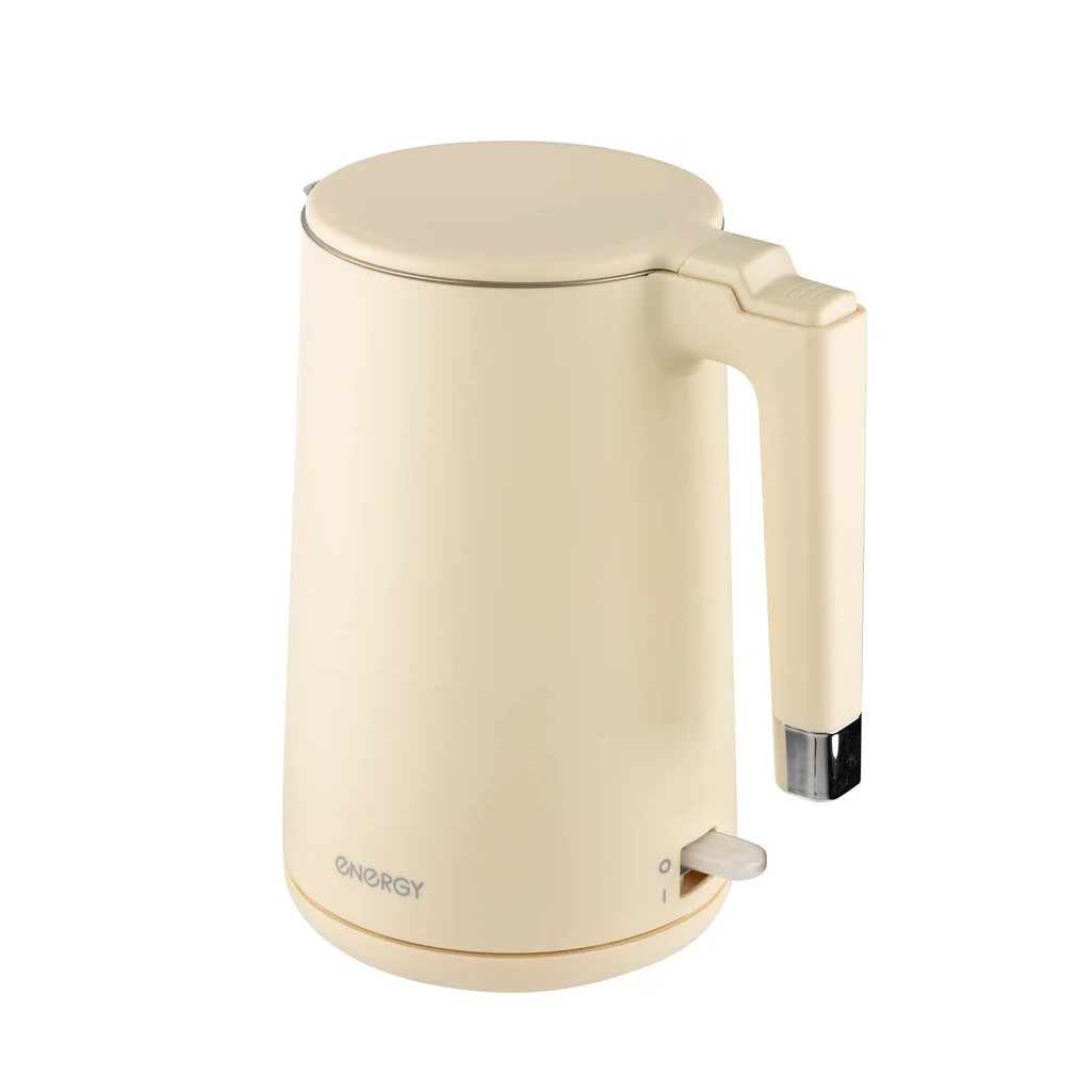 Чайник электрический Energy E-215, 278270, 1.7 л, 1.8 кВт, бежевый