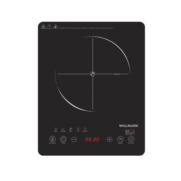 Плита стеклокерамическая WILLMARK WCP-805BT 2200 Вт
