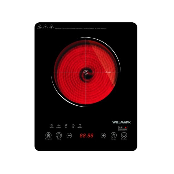 Плита стеклокерамическая WILLMARK WCP-805BT 2200 Вт