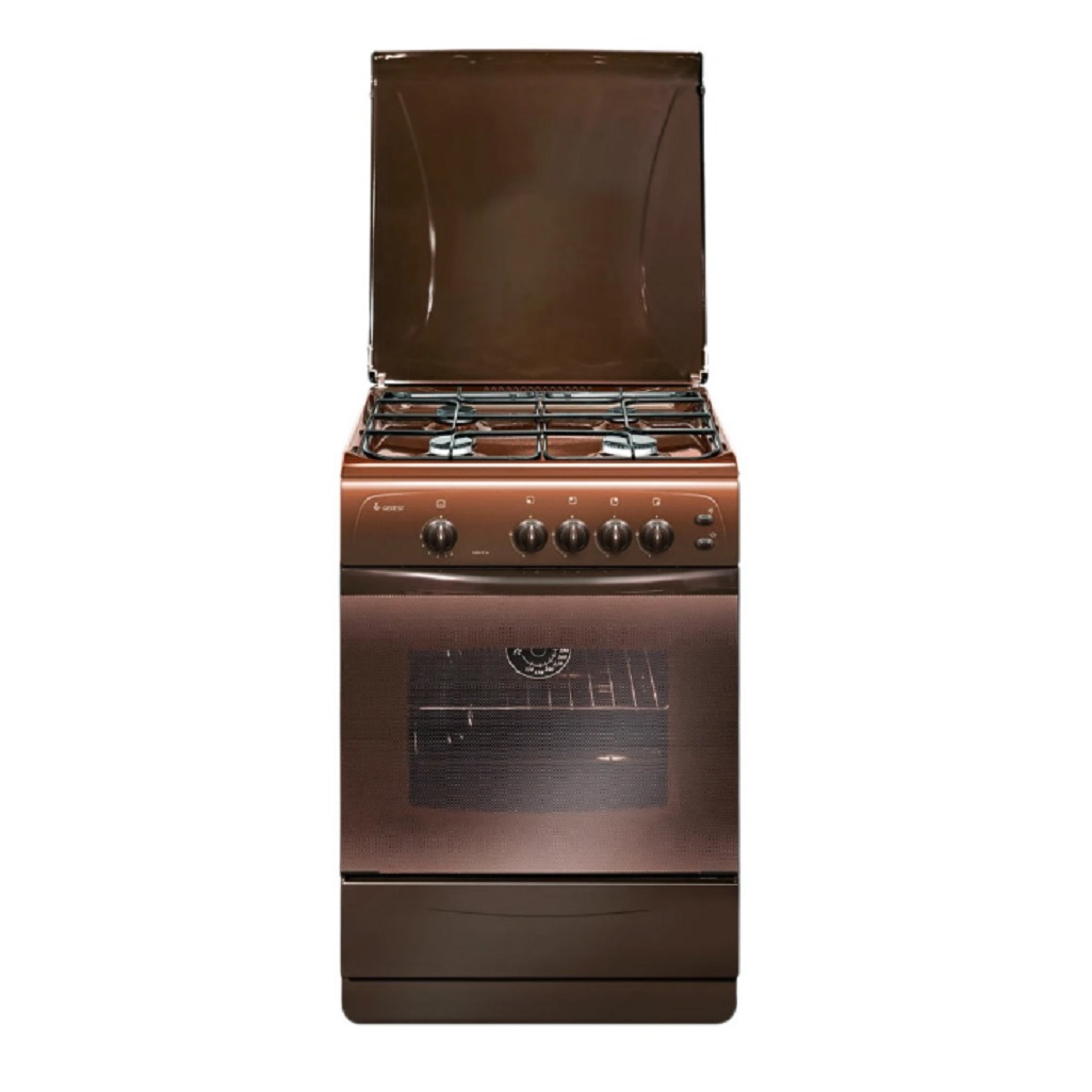 Плита газовая Gefest ПГ 1200 С6 К19, V0030948, цвет коричневый, объем духовки 63 л, откидная дверца