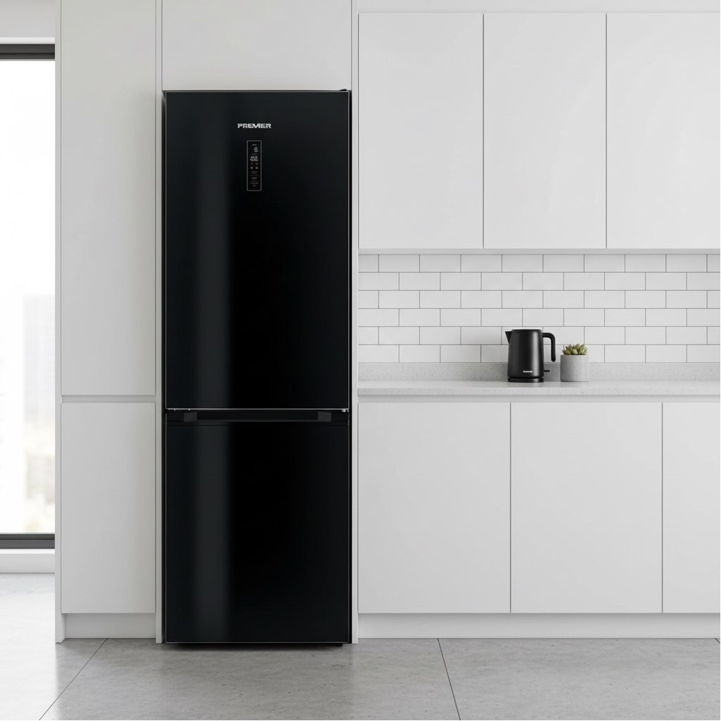 Холодильник двухкамерный Premier PRM-270BFLF/DI, объем 262 л, цвет черный, электронное управление