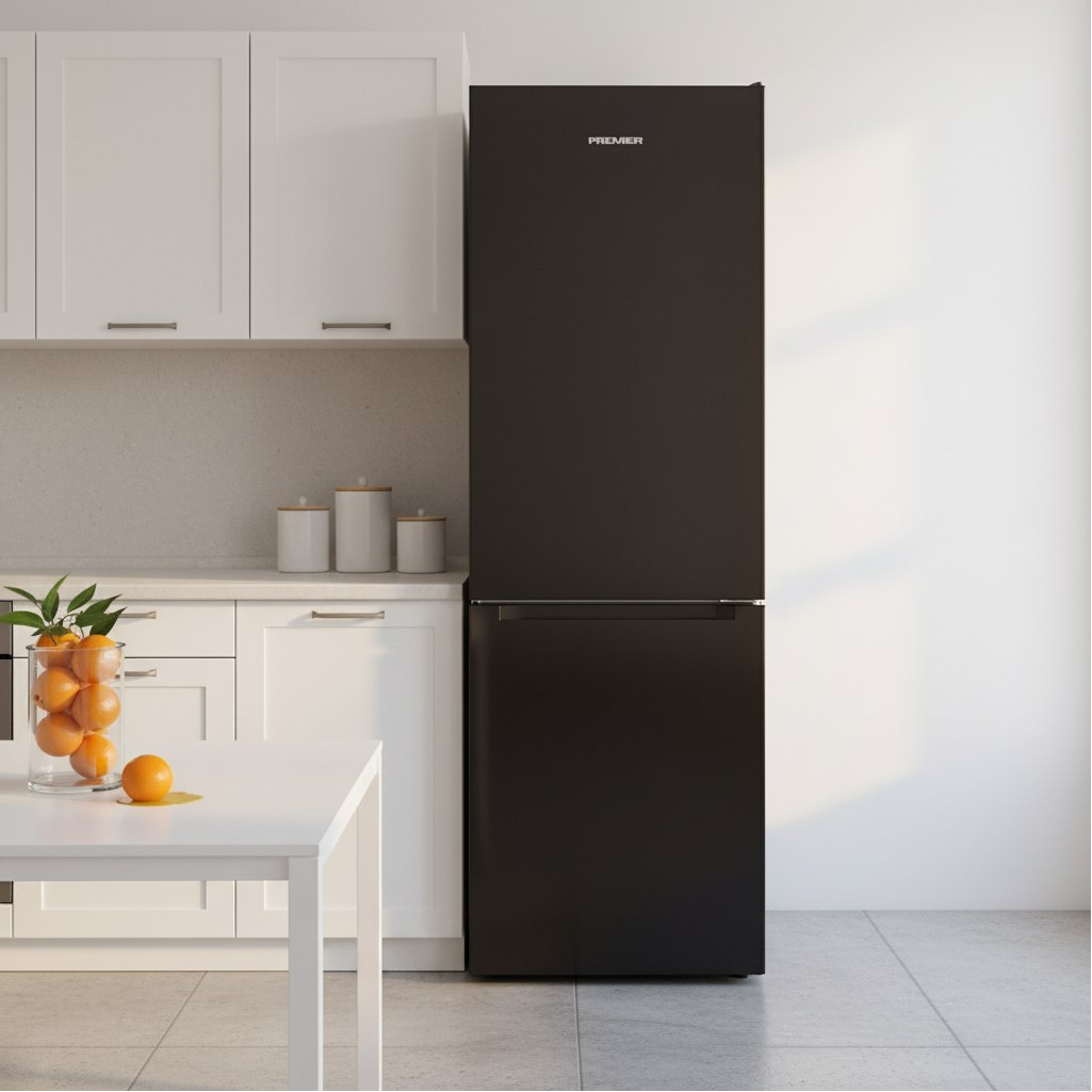 Холодильник двухкамерный Premier PRM-270BFLF/DI, объем 262 л, цвет черный, электронное управление