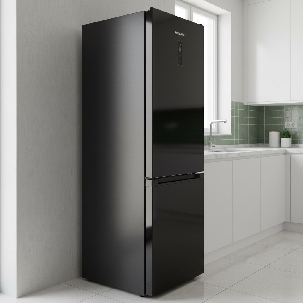 Холодильник двухкамерный Premier PRM-317BFNF/DI, объем 317 л, цвет черный, электронное управление