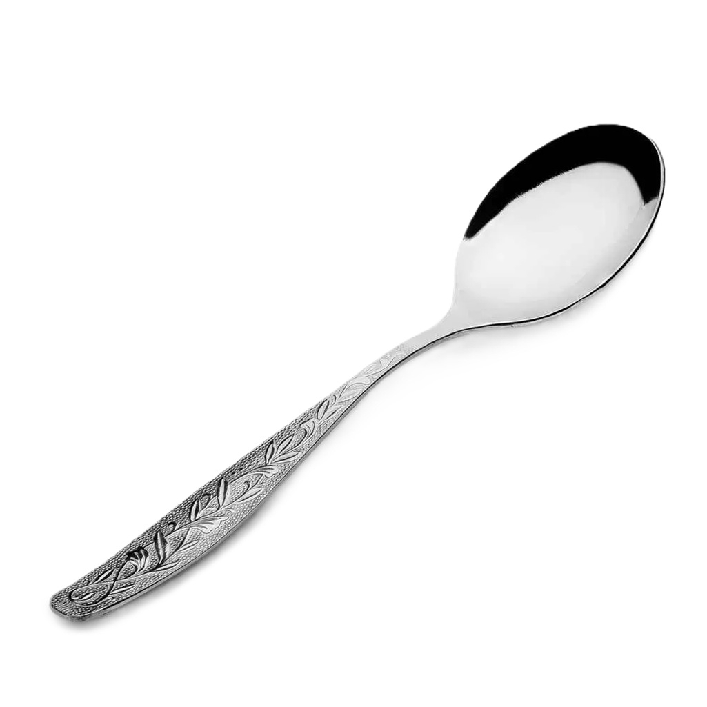 Ложка столовая Нытва Уралочка М13, нержавеющая сталь, серебристая, 19.5 см