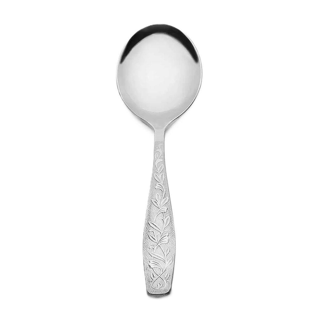 Ложка столовая Нытва Уралочка М13, нержавеющая сталь, серебристая, 19.5 см