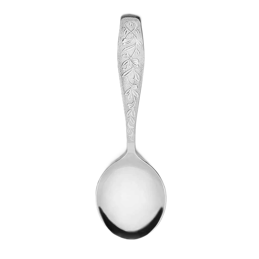 Ложка столовая Нытва Уралочка М13, нержавеющая сталь, серебристая, 19.5 см